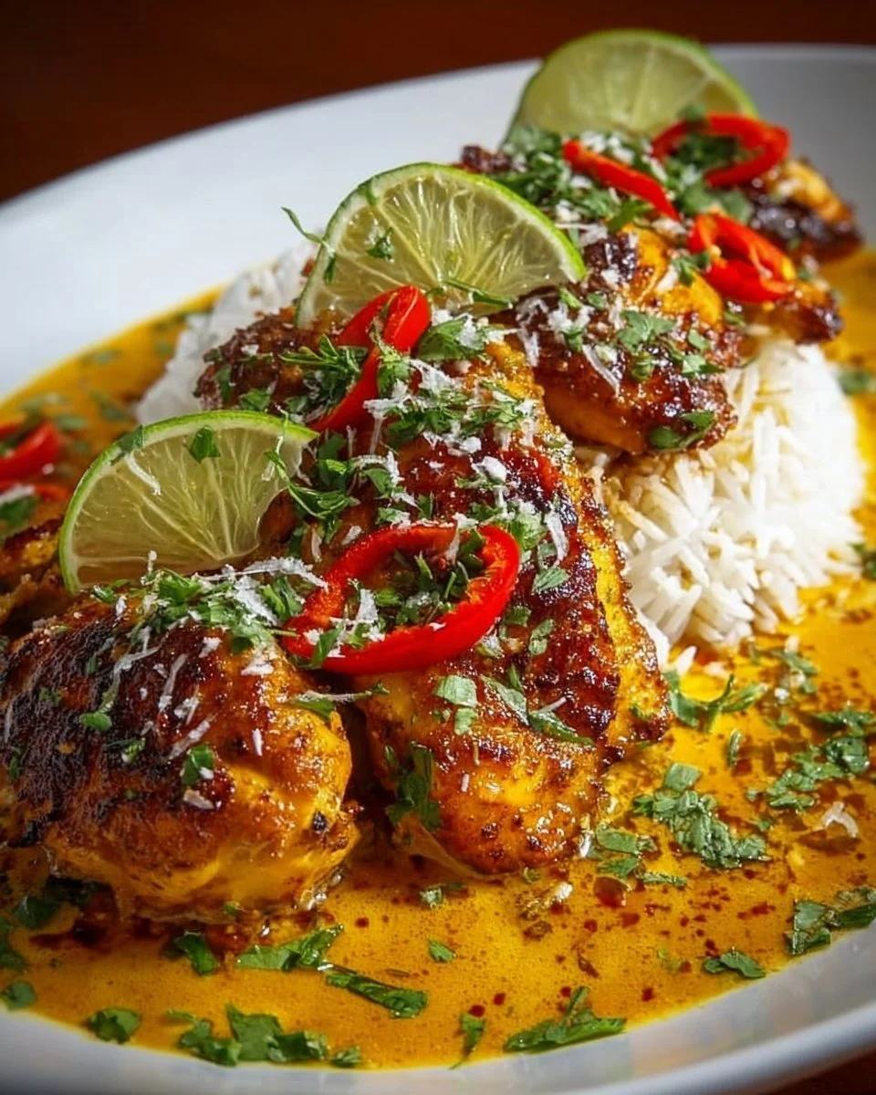 Spicy Brazilian Coconut Chicken