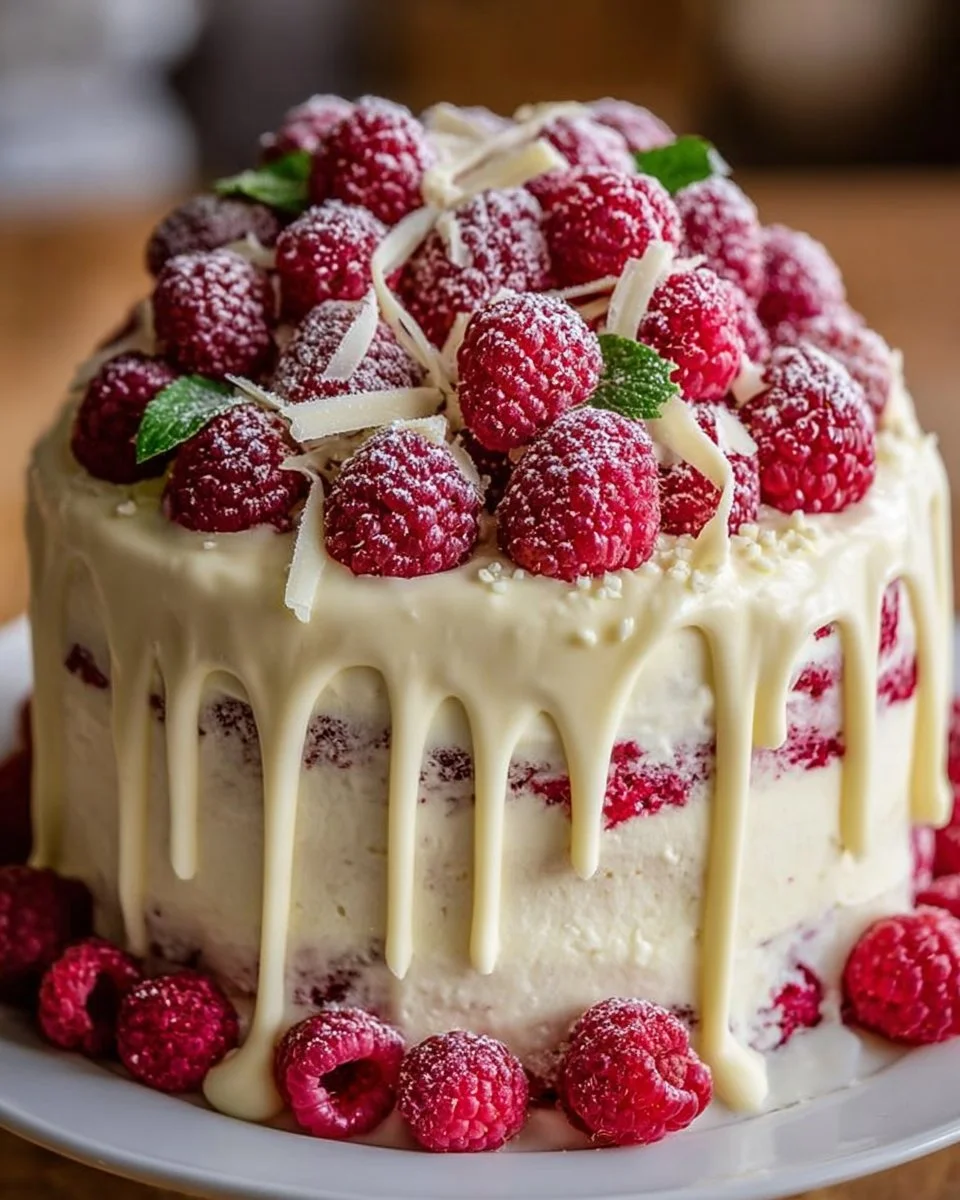 White Chocolate Raspberry Dream Cake: A Heavenly Dessert