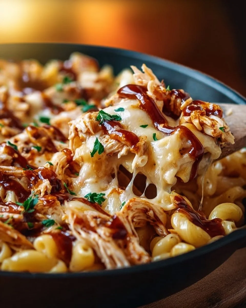 BBQ Chicken Mac and Cheese