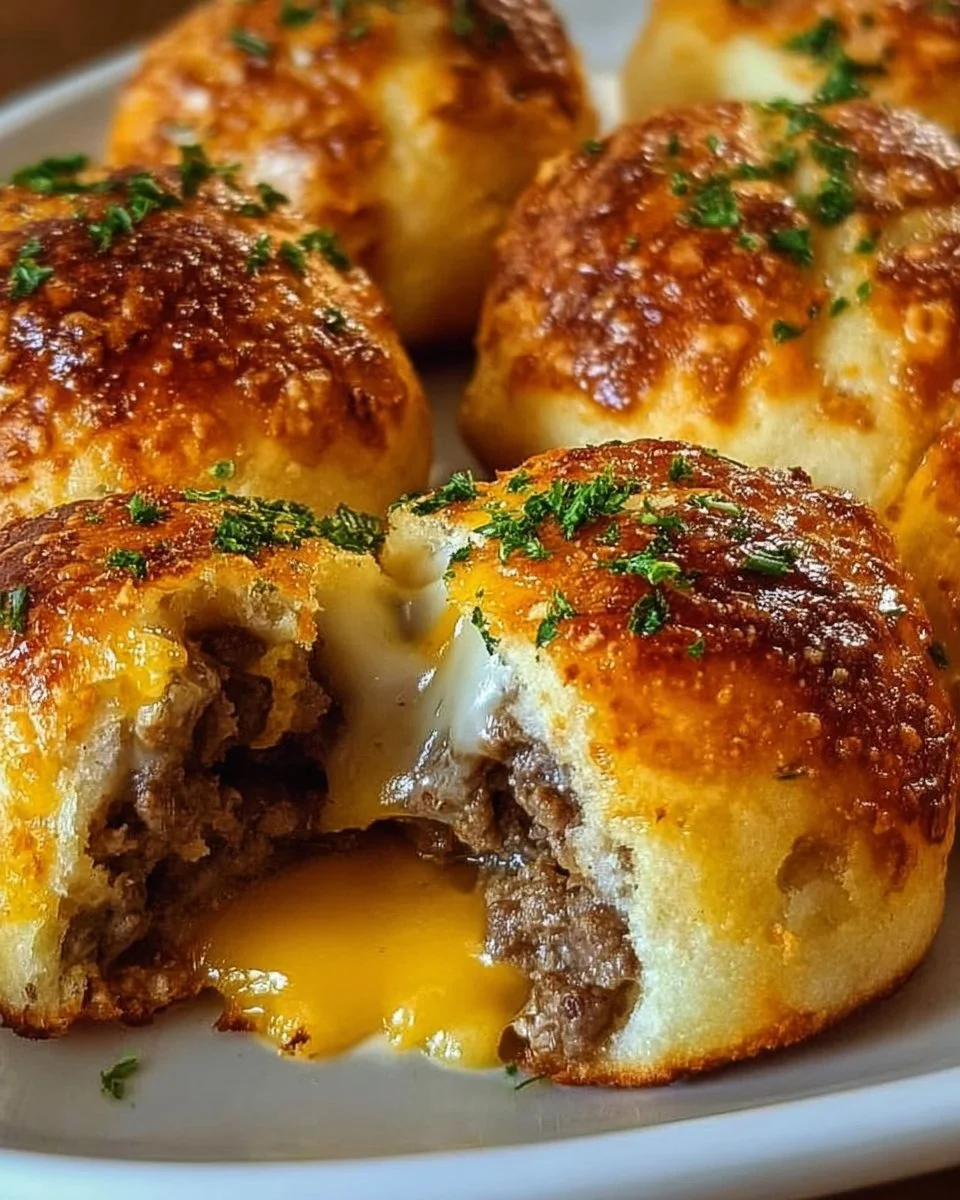 Cheesy Beef Bombs