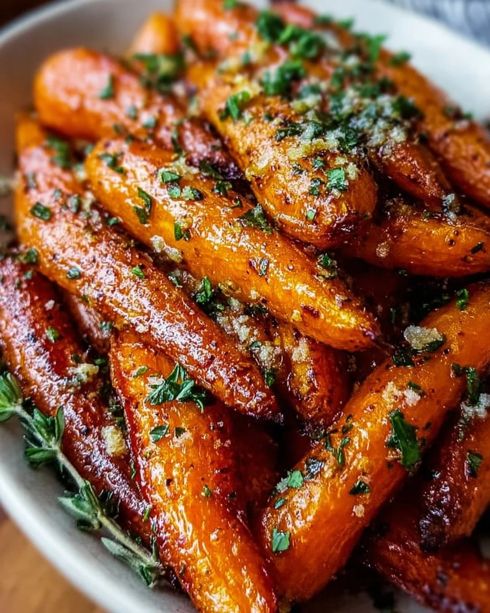 Honey Garlic Butter Roasted Carrots That Will Wow Your Guests