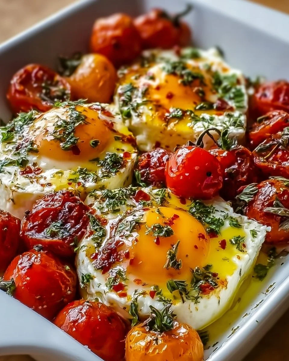 Mediterranean Baked Feta Eggs: Your New Favorite Comfort Dish