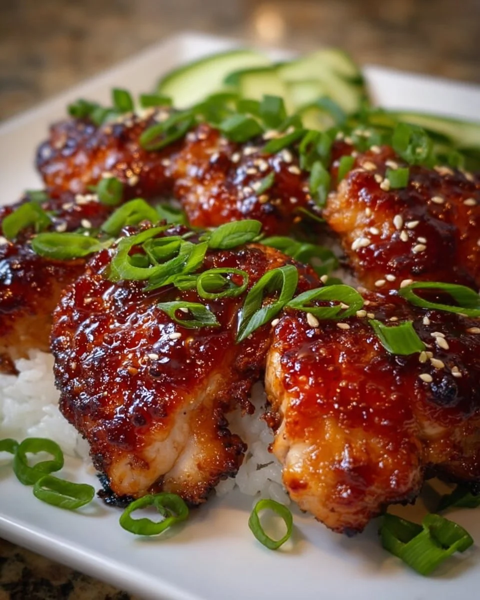 Sticky Honey Gochujang Chicken