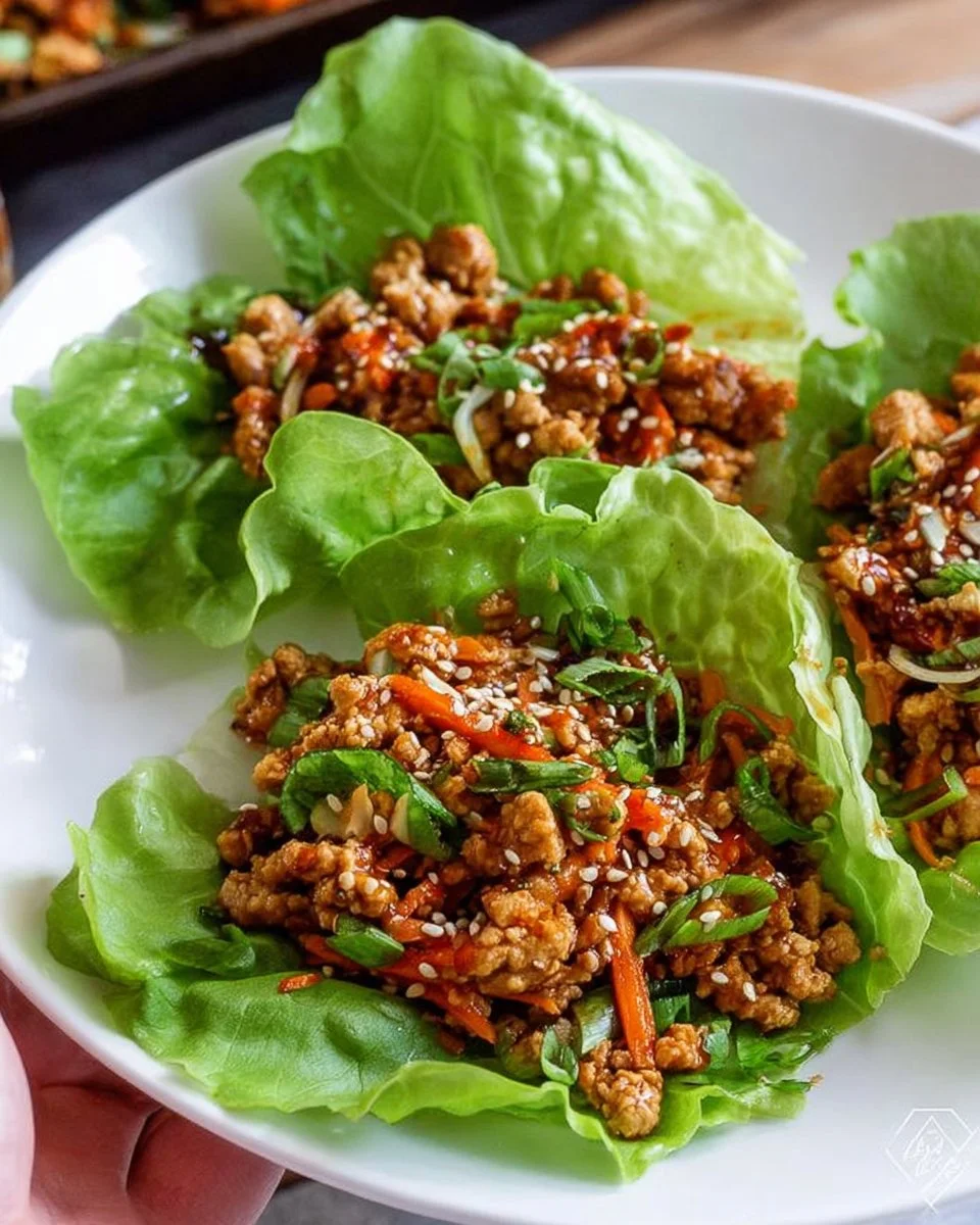 Thai Chicken Lettuce Wraps