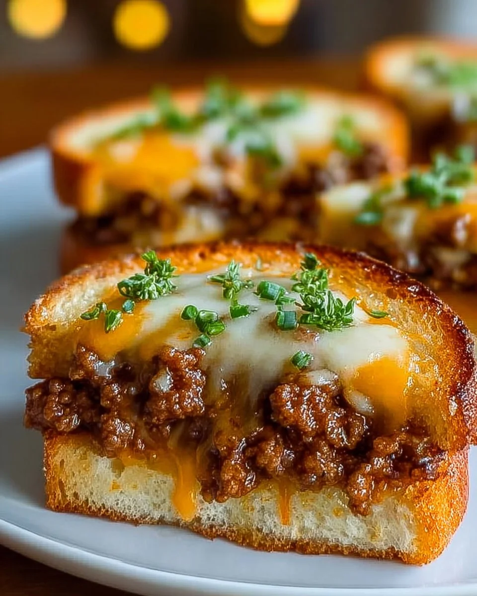 Ultimate Cheesy Ground Beef Melt