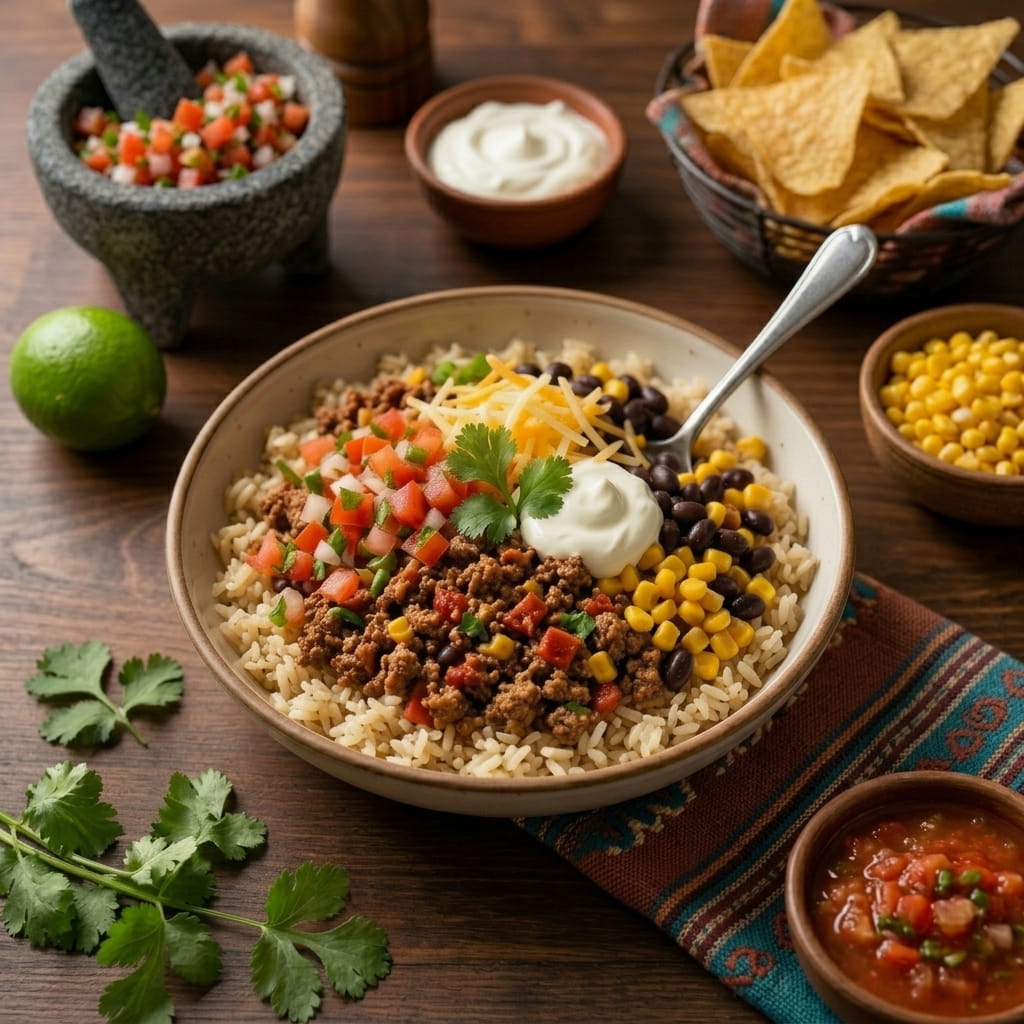Beef and Rotel Burrito Bowls: A Flavorful Delight Awaits!