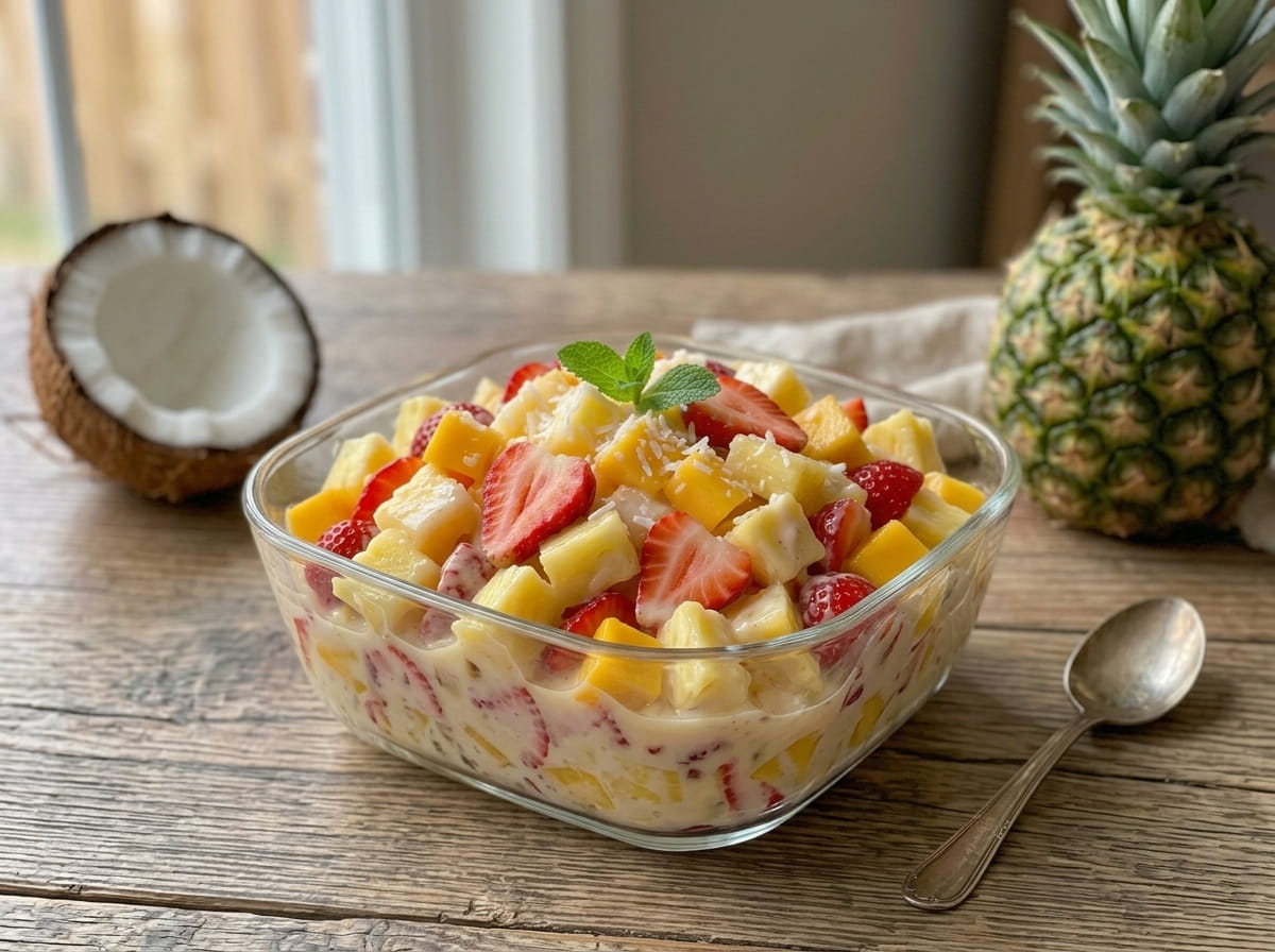 Summer Piña Colada Fruit Salad: A Refreshing Delight!