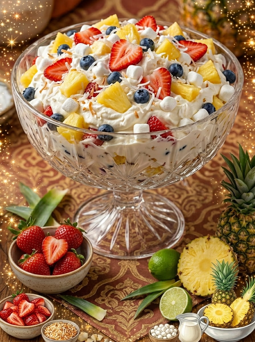 No-Bake Piña Colada Fruit Salad You Can’t Resist!