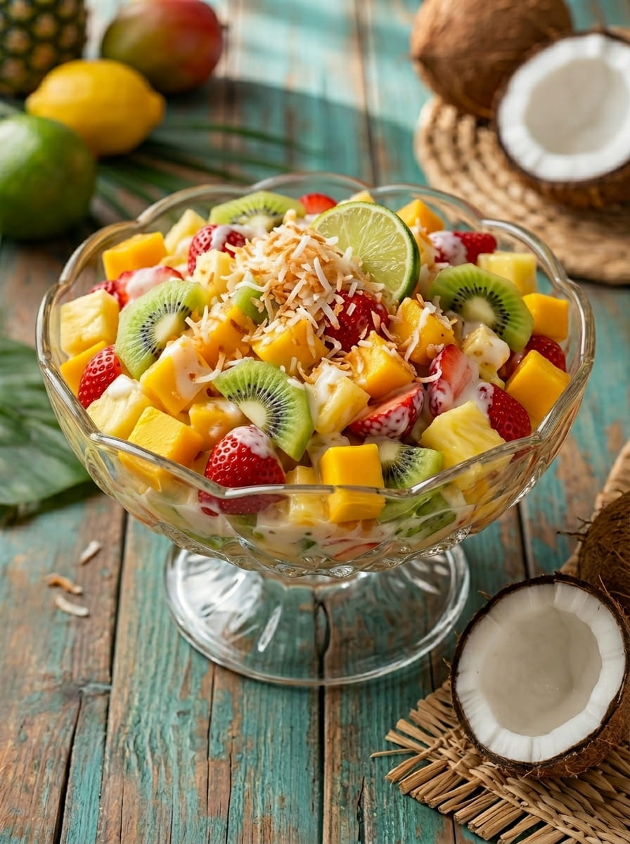 Tropical Piña Colada Fruit Salad: A Refreshing Delight!