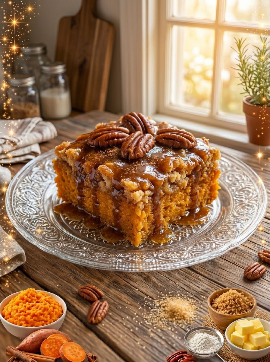 Southern-Style Sweet Potato Cobbler Pudding that Delights!