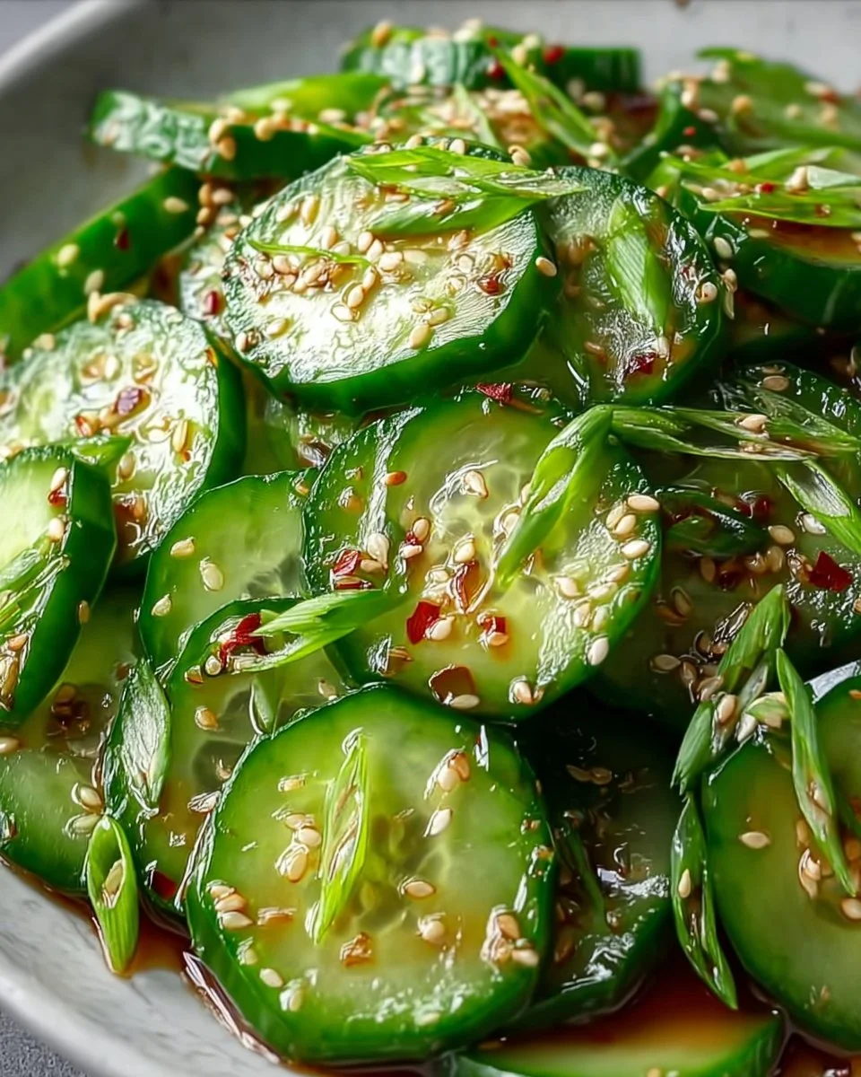 Asian Cucumber Sesame Vinegar
