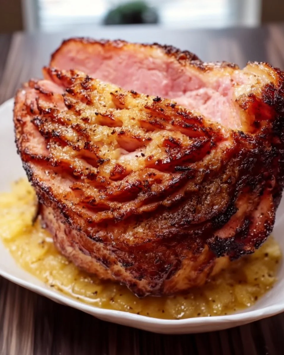 Baked Pineapple Ham