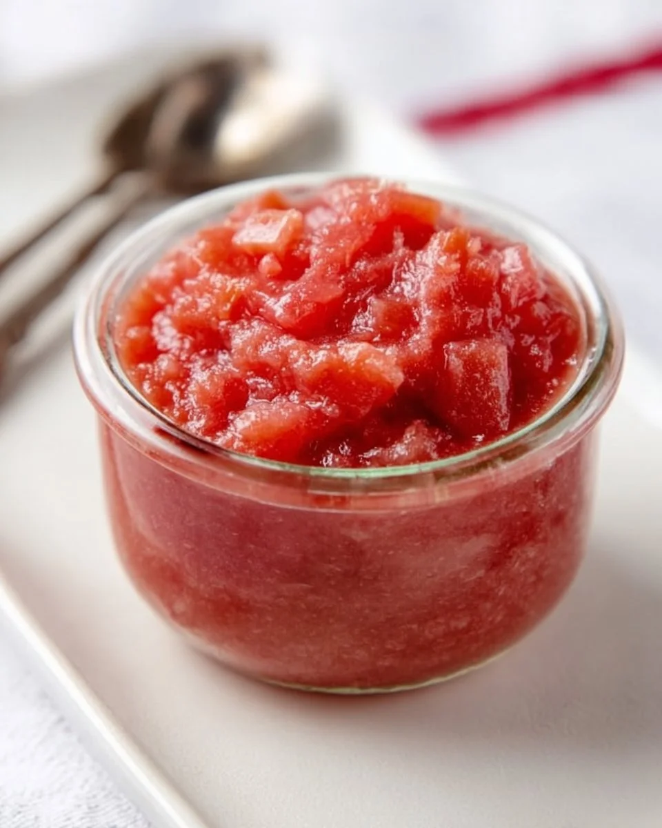 Easy Rhubarb Sauce