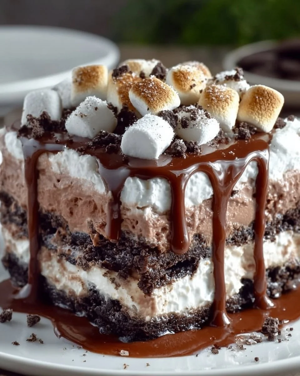 Hot Chocolate Lasagna