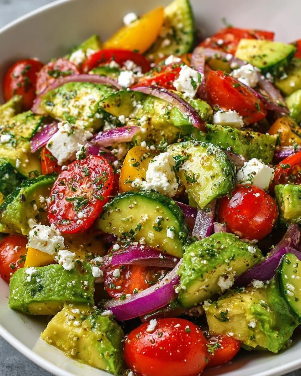 Mediterranean Avocado Salad
