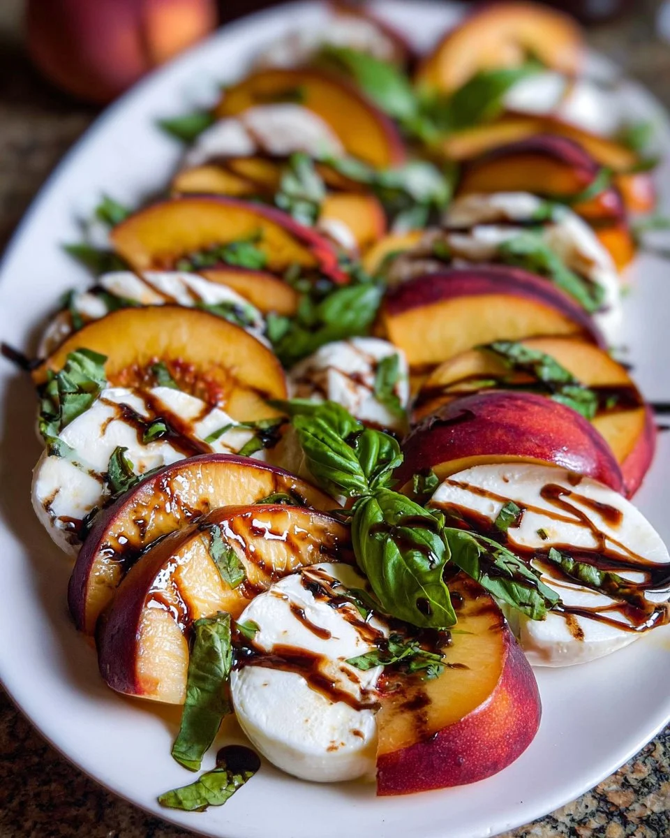 Peach Caprese Salad