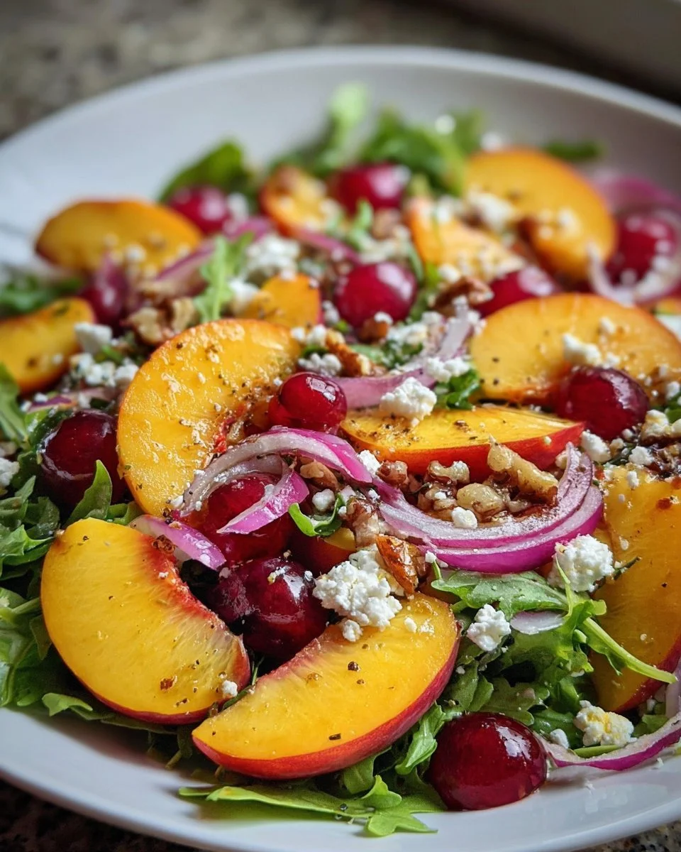 Refreshing Summer Peach Salad