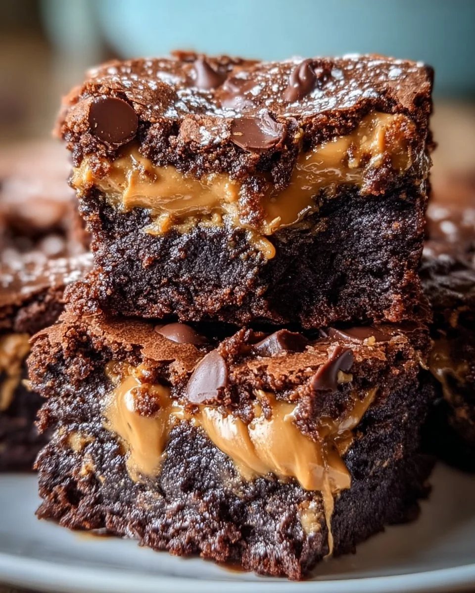 Sourdough Discard Brownies Peanut