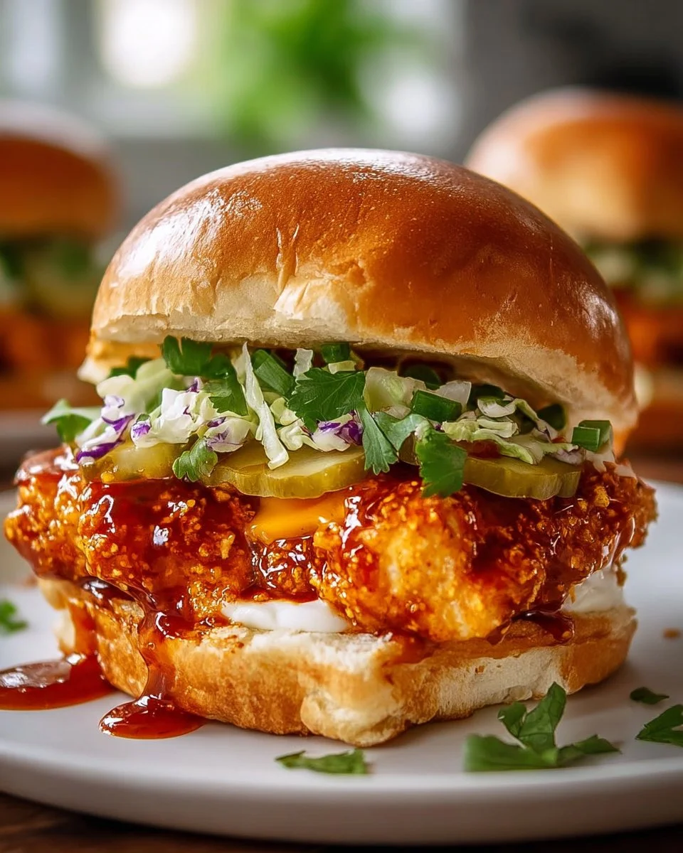 Spicy Bang Bang Chicken Sandwich