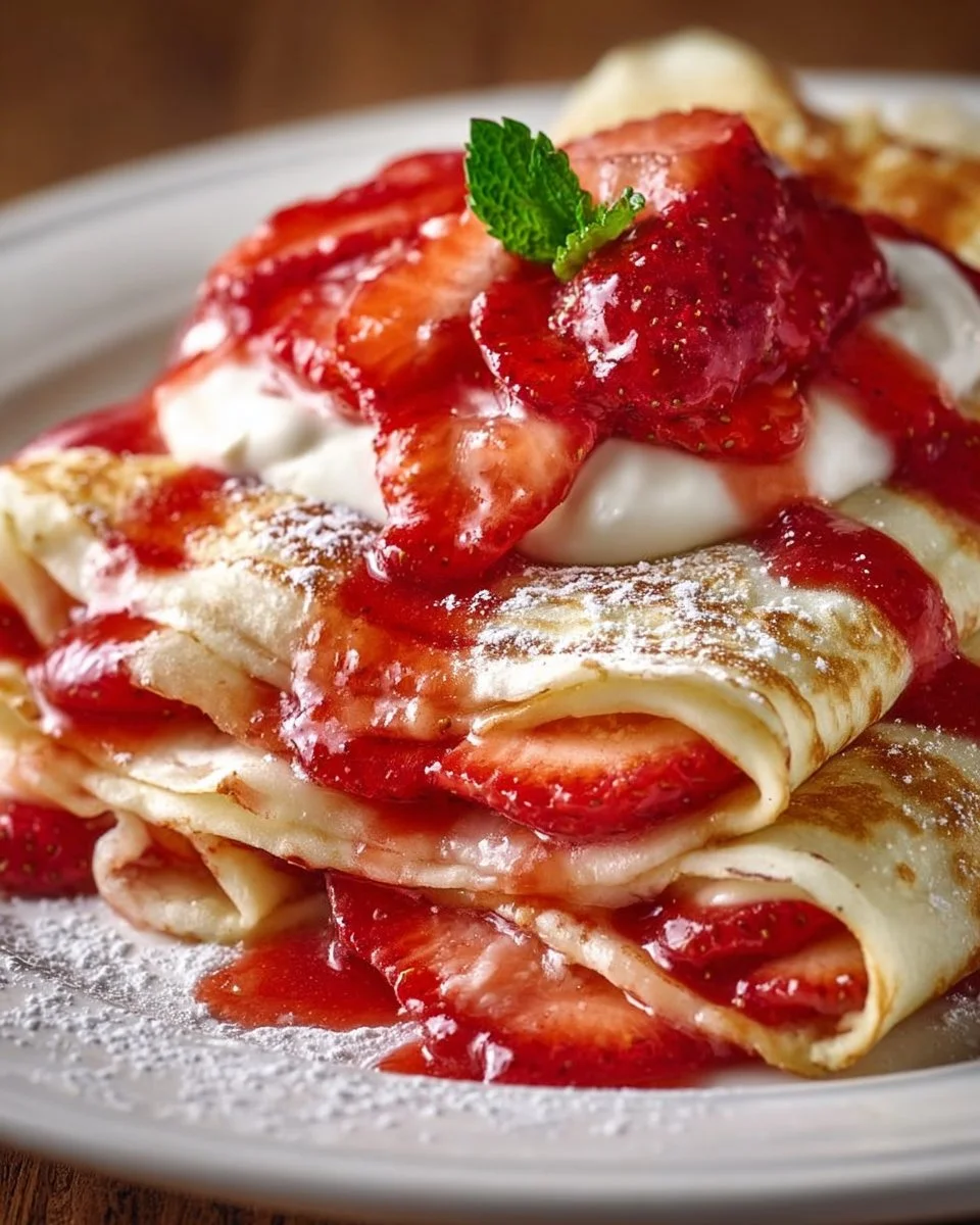Strawberry Pie Enchiladas