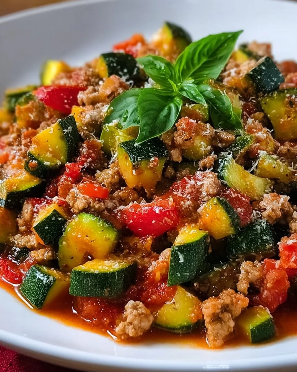 Turkey Zucchini Skillet