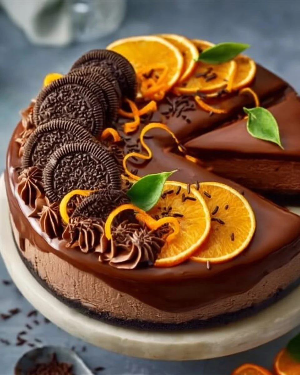 Chocolate Orange Cheesecake