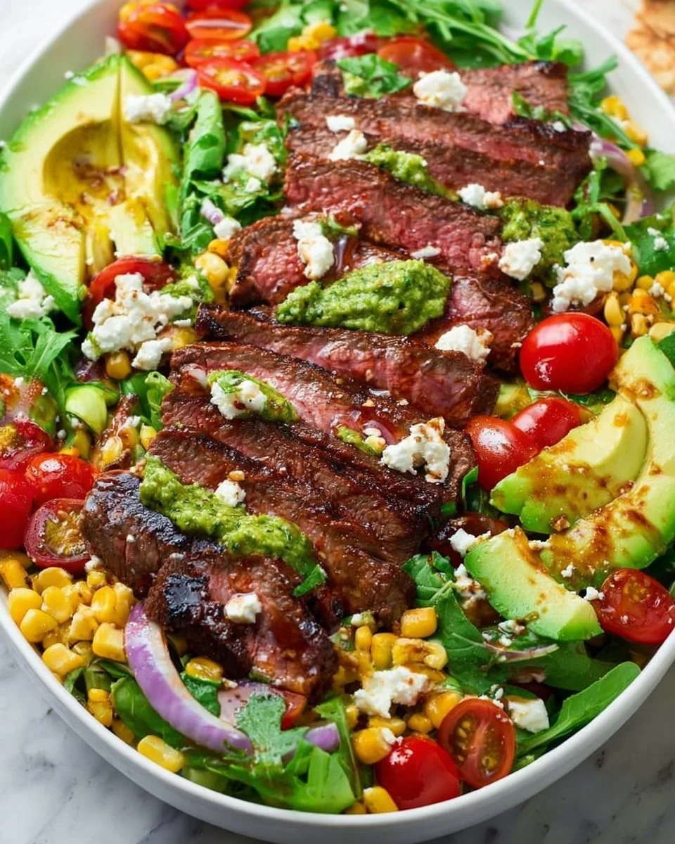 Grilled Flank Steak Salad