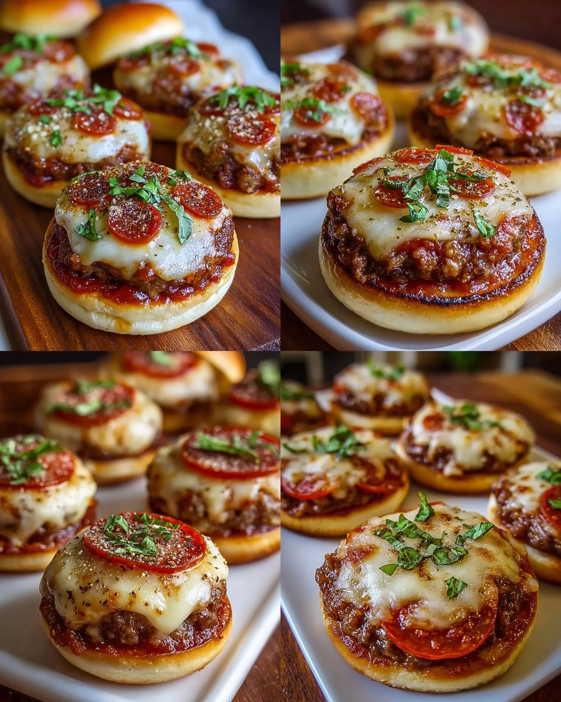 Mini Pizza Burgers