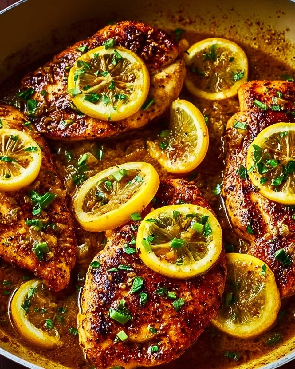 One Skillet Lemon Dijon Chicken