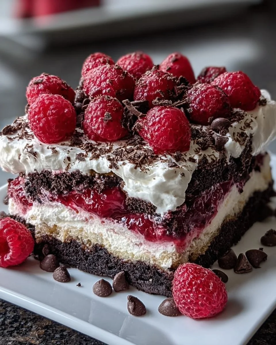 Raspberry Chocolate Lasagna