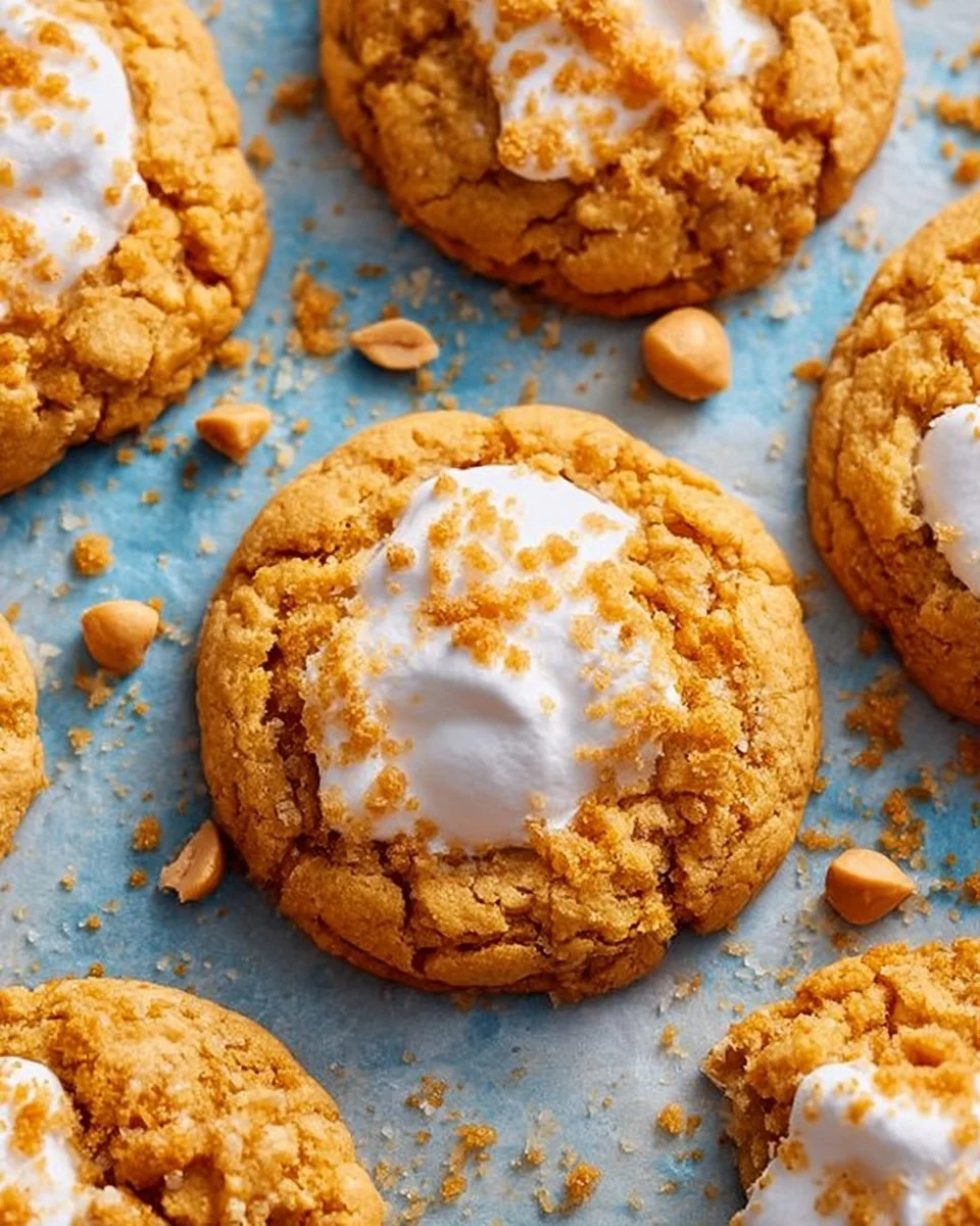 Soft and Chewy Fluffernutter Cookies