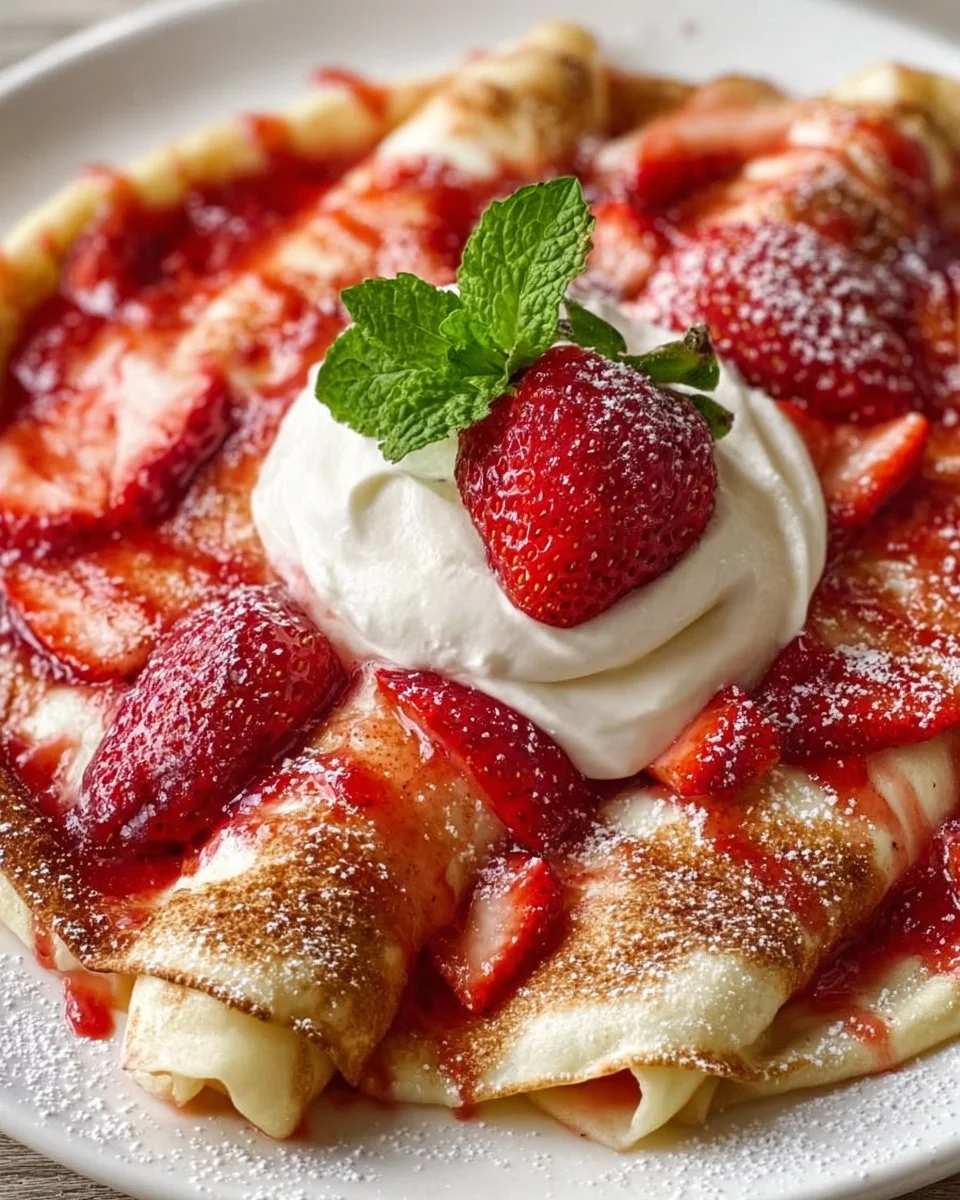 Strawberry Pie Enchiladas