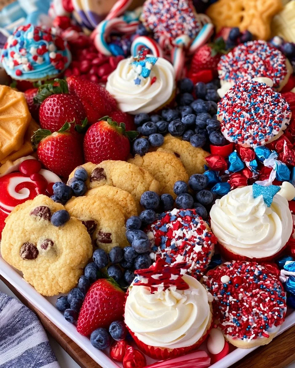 4th of July Sweet Charcuterie Board