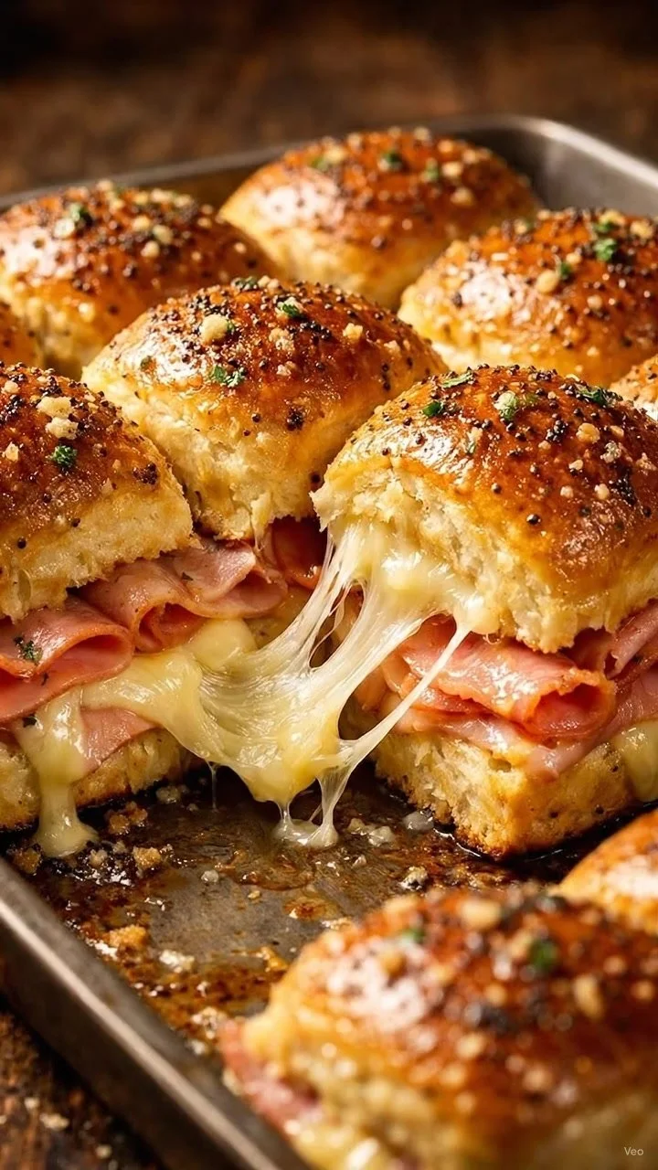 Baked Beef &amp; Cheese Sliders