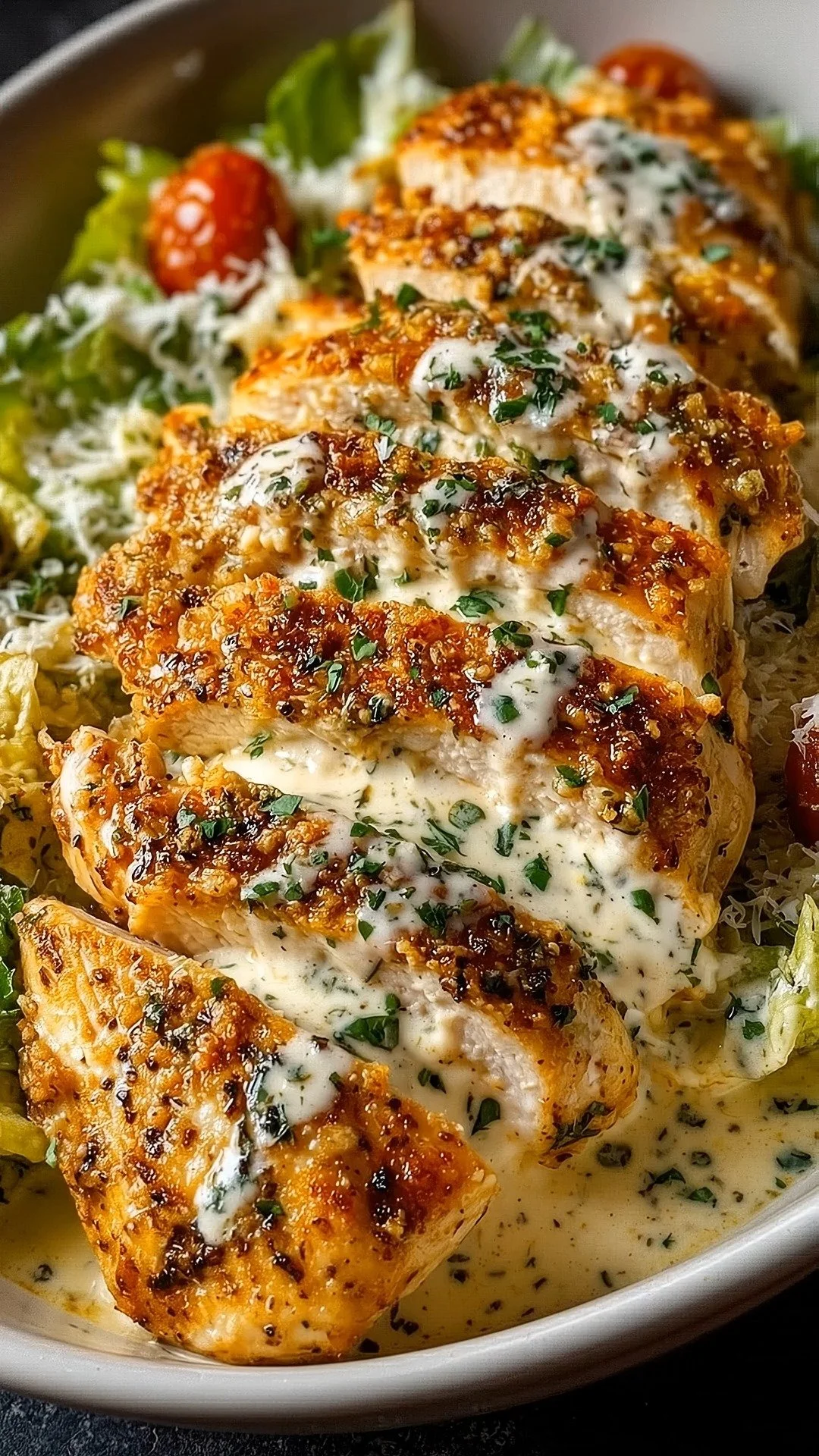 Baked Caesar Chicken