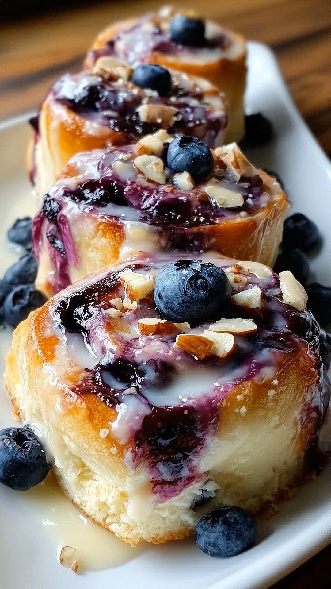 Blueberry Cheesecake Rolls