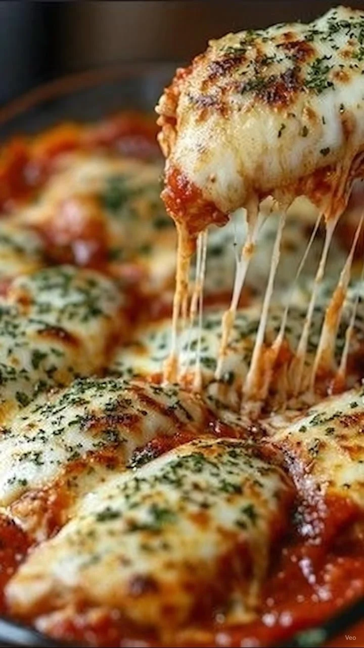 Cheesy Baked Chicken Parmesan