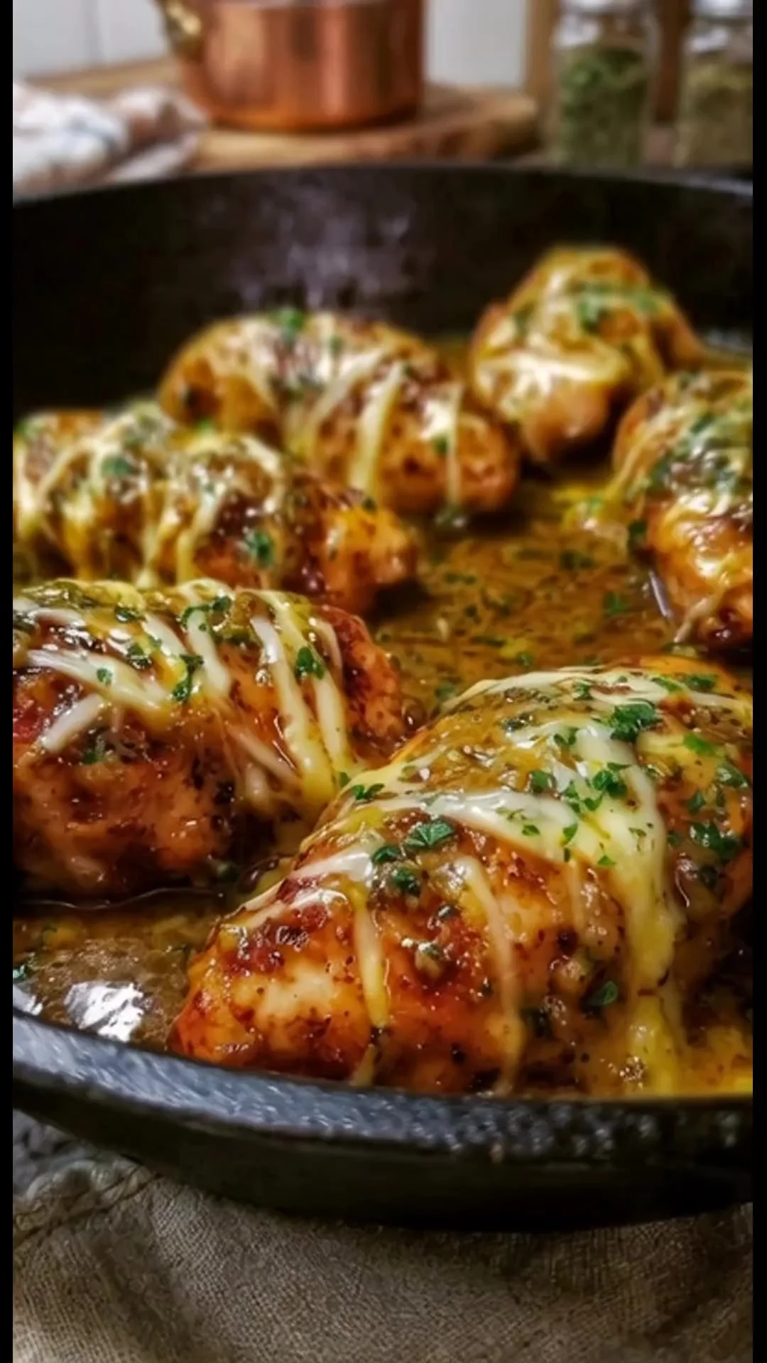 Cheesy Honey Mustard Chicken