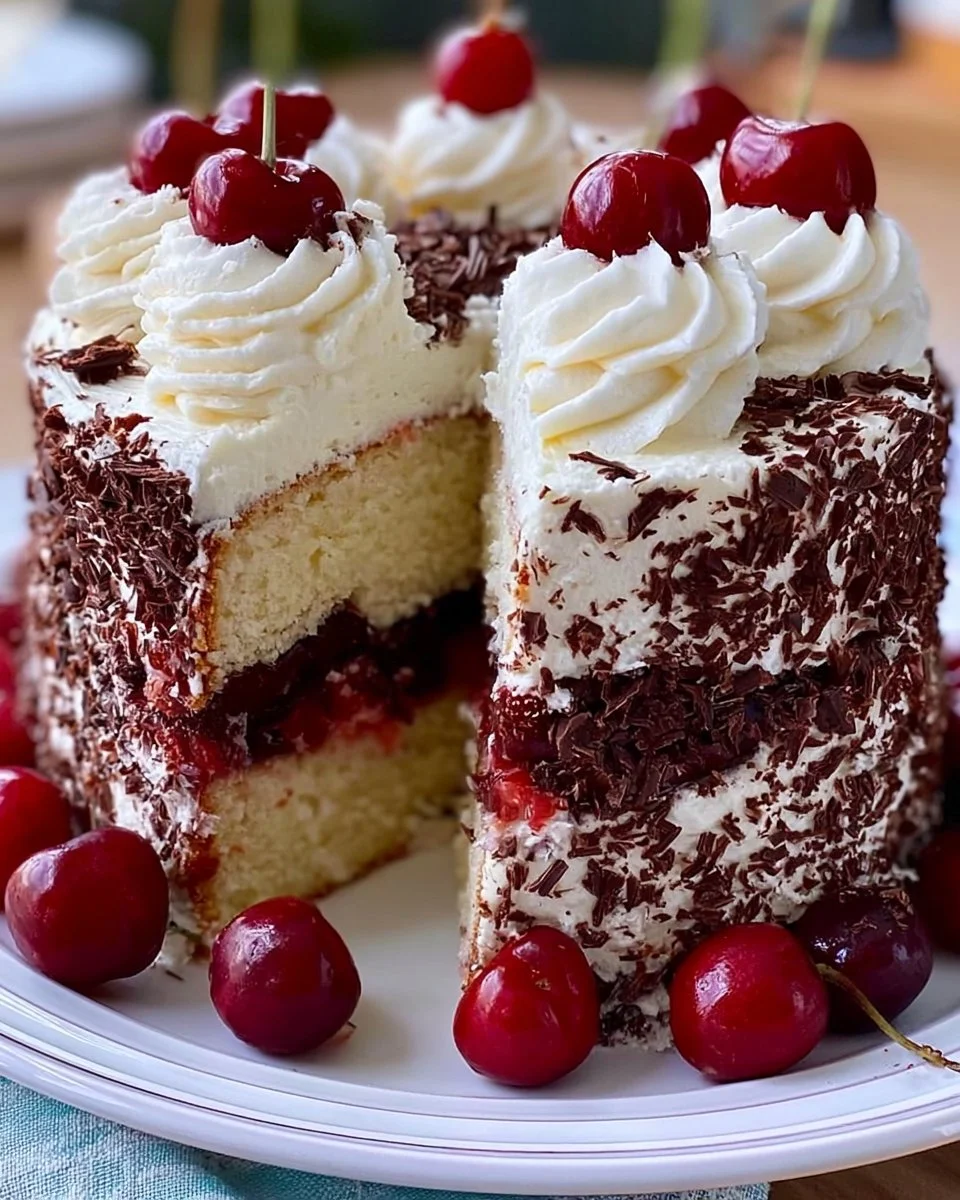 Cherry Cream Cake