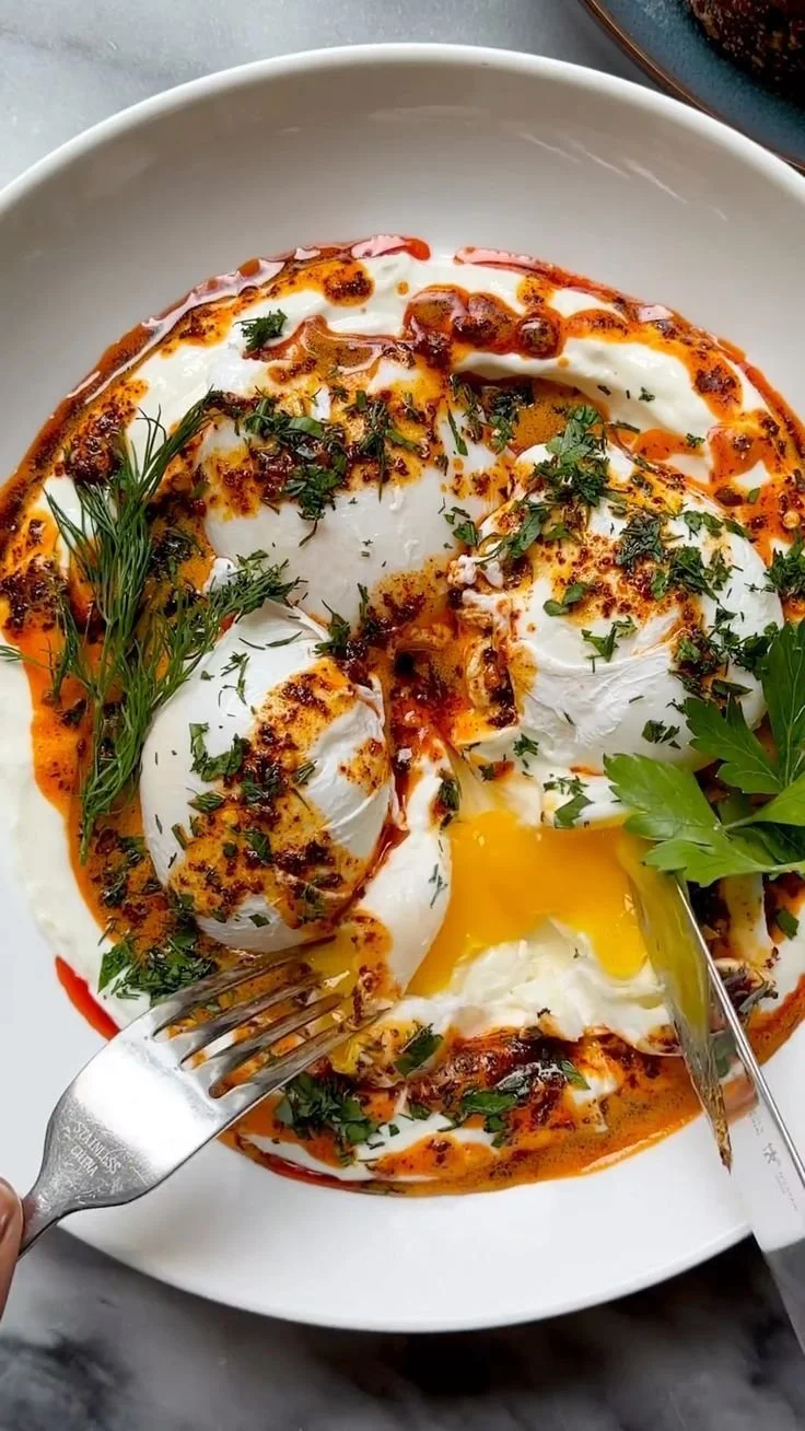 Çilbir (Turkish Eggs)