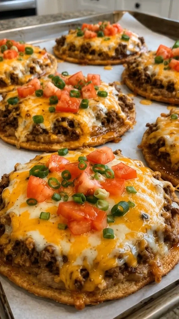 Delicious homemade Taco Bell Mexican Pizza with layers of toppings and cheese
