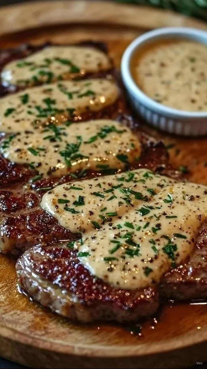 Creamy Peppercorn Steak Fries