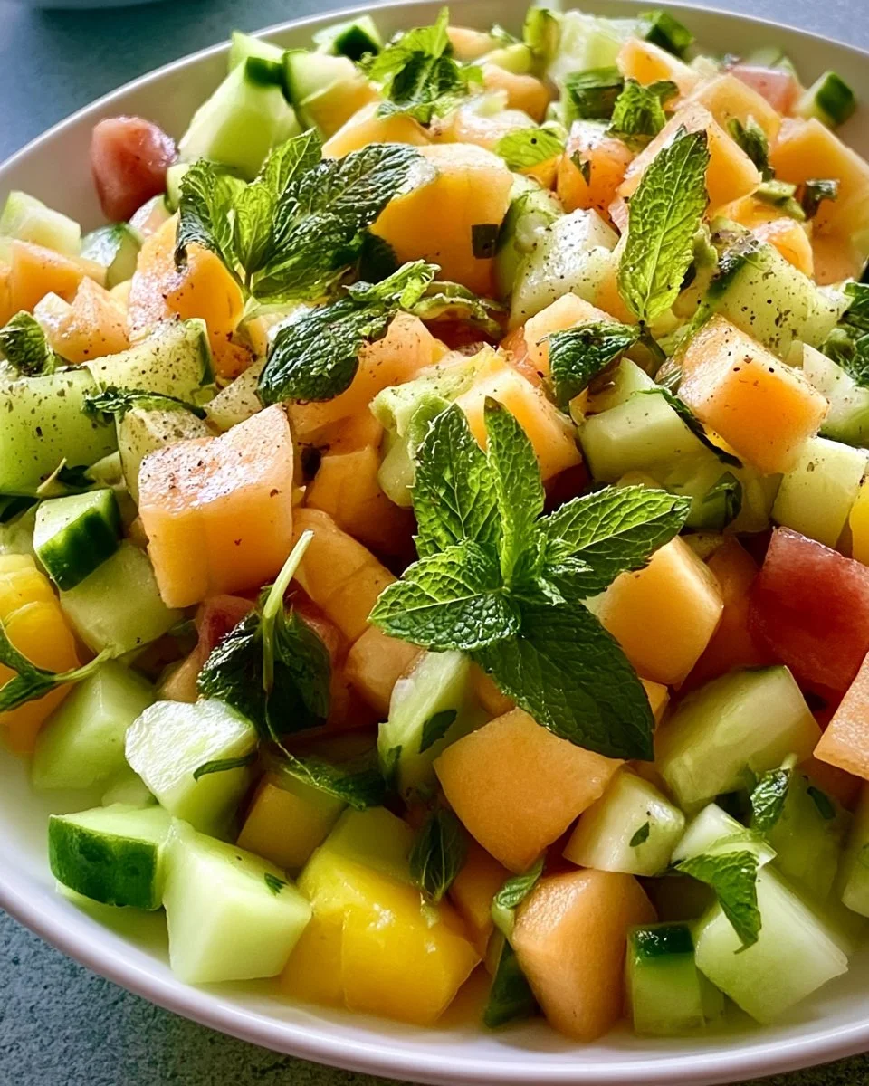 Cucumber Melon Salad