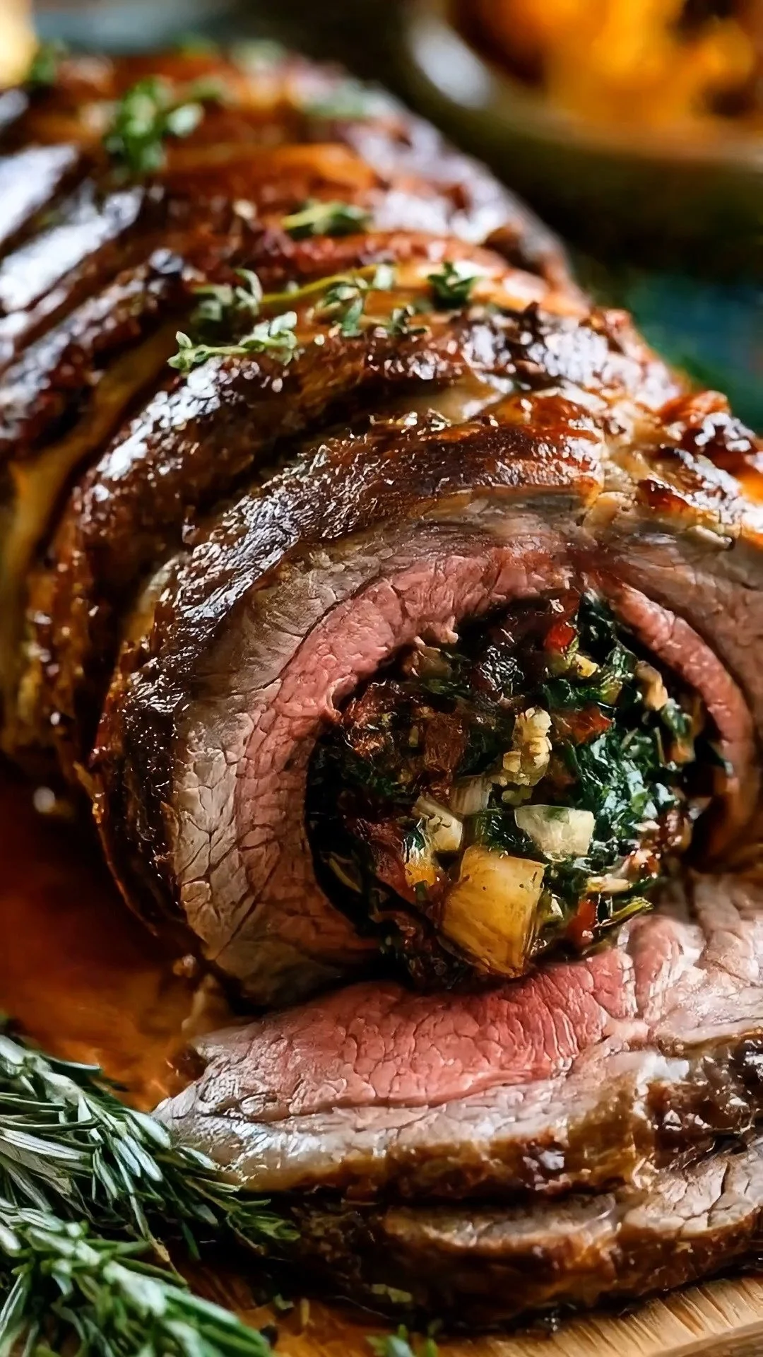 Delicious Stuffed Beef Roast