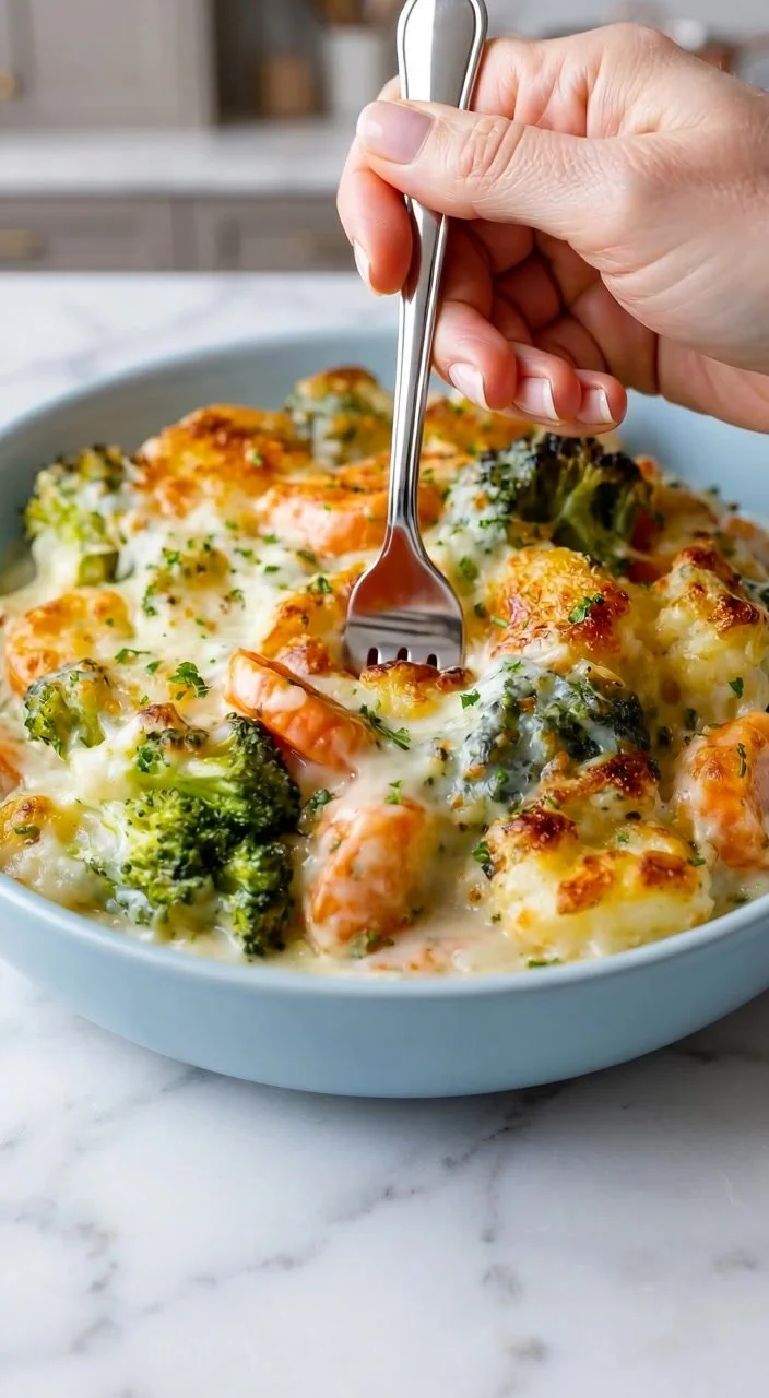 Low-Calorie Creamy Winter Vegetable Casserole