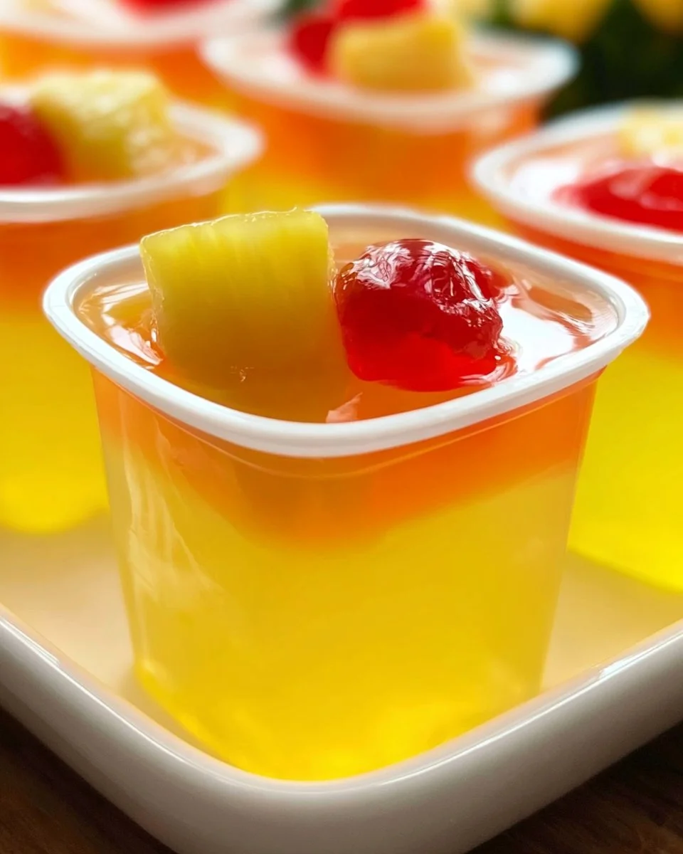 Mai Tai Jello Shots