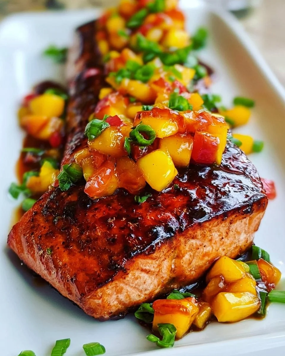 Mango Teriyaki Salmon