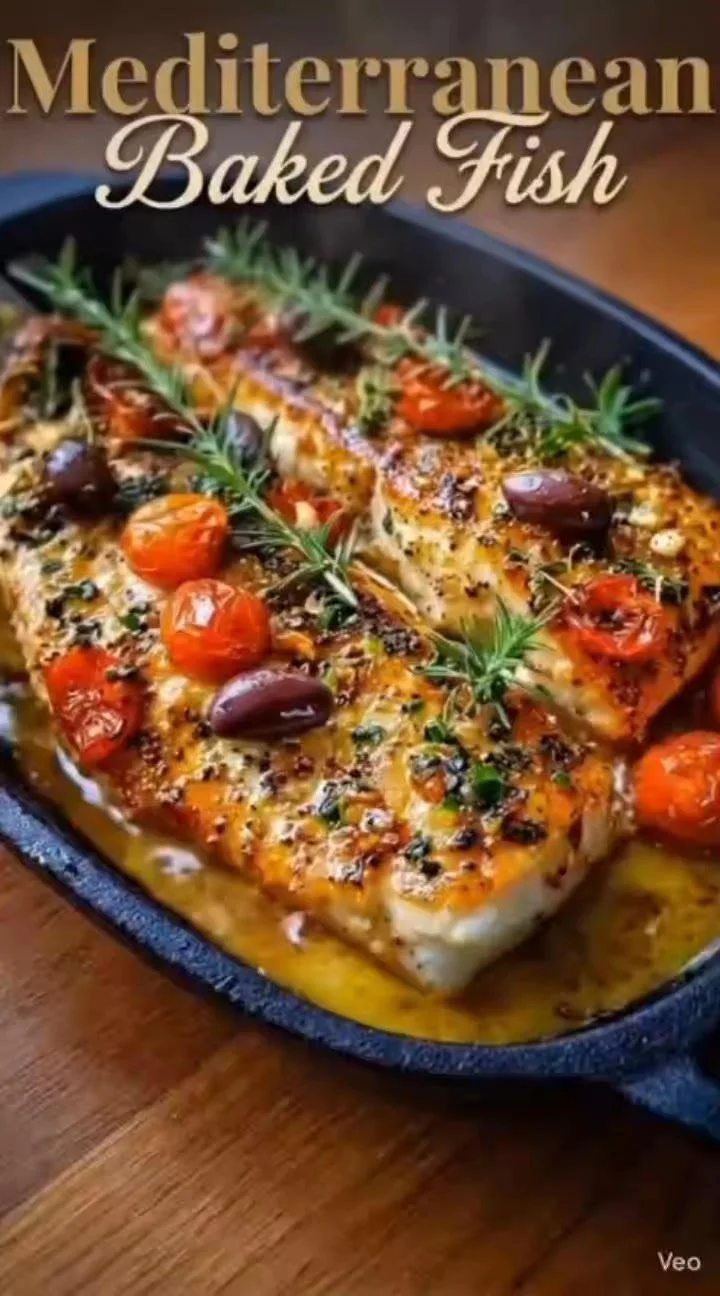 Mediterranean Baked Fish