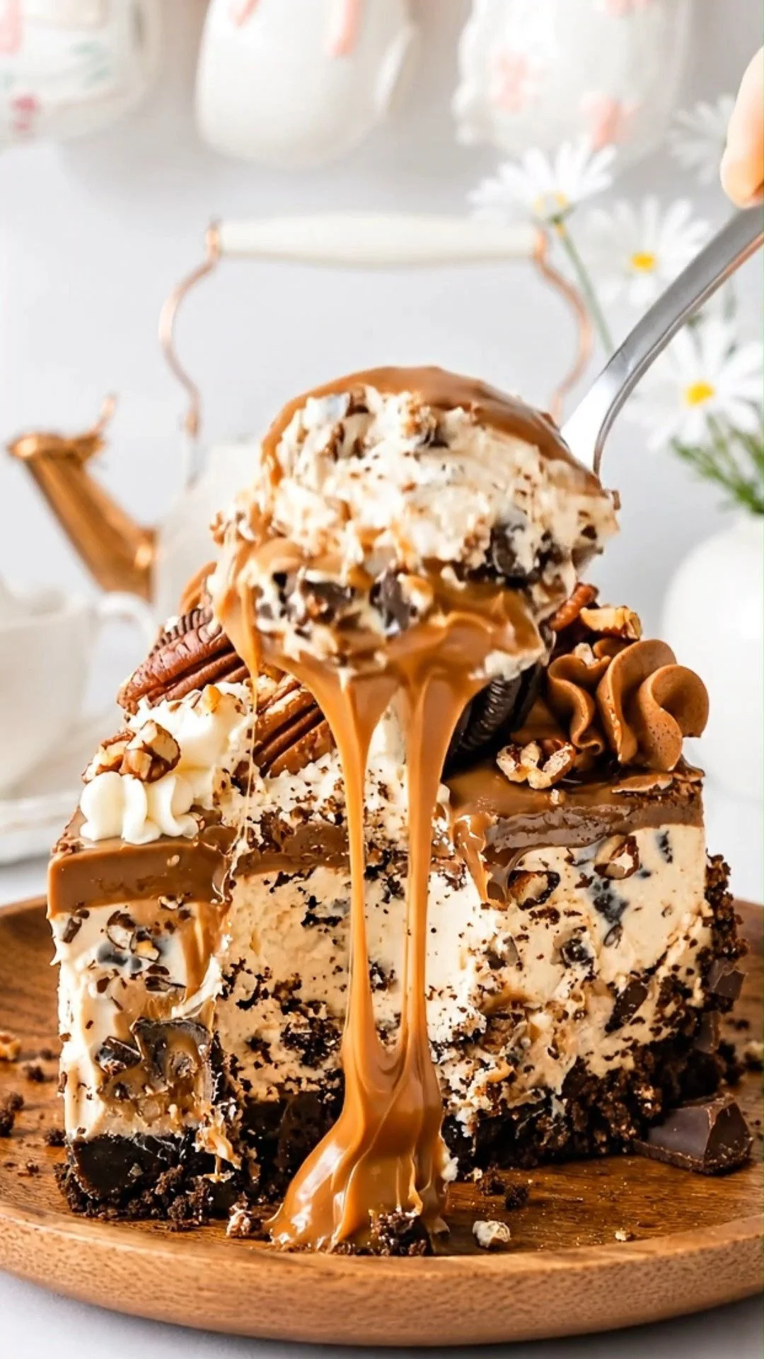 Oreo Turtle Chocolate Cheesecake