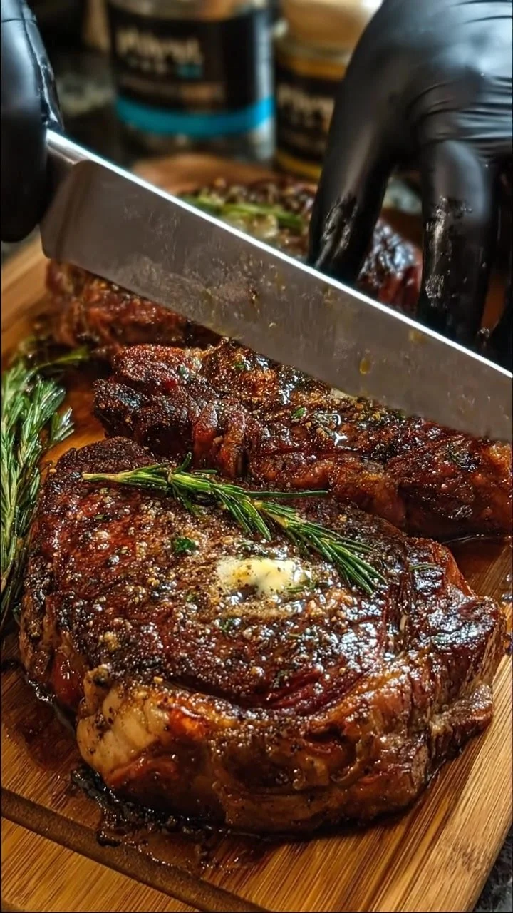 Pan-Seared Ribeye Steak